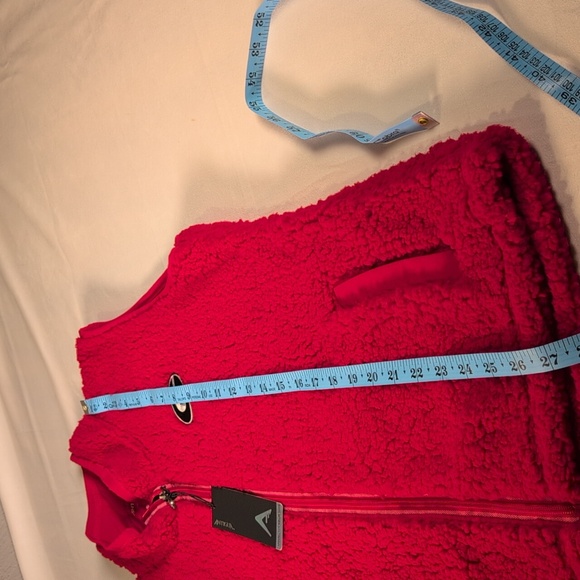 Antigua UGA Georgia Red Sherpa Fleece Zip Up Vest Size 2XL - Picture 6 of 8